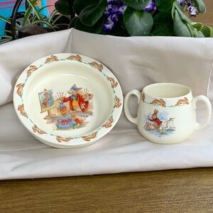 Children's Bunny Dining Set - Cream